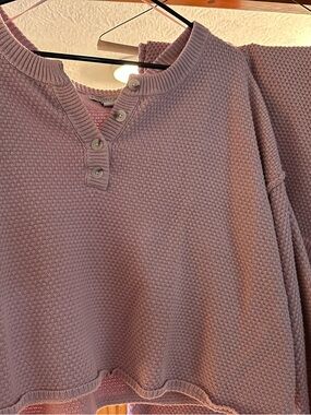 Sincerely Jules Wide Leg pantsuit Set in Dusty Mauve